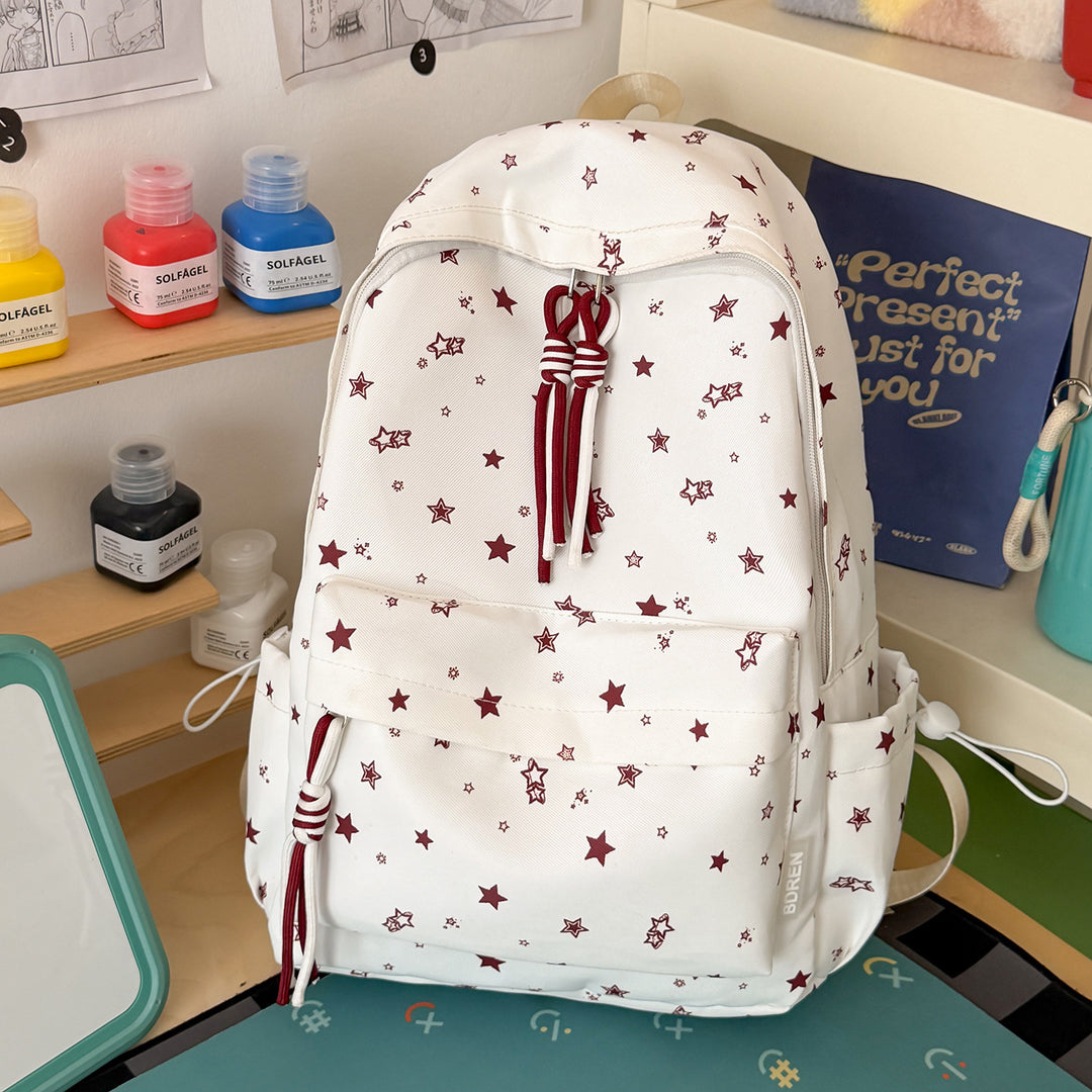 Casual Lightweight Star-Printed Backpack Stornfield