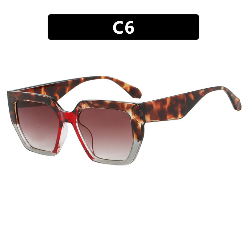 Women's geometric glasses in stylish tortoiseshell pattern Stornfield
