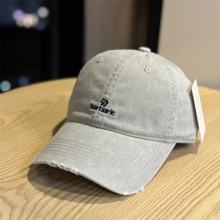 Men's Distressed Cotton Twill Baseball Cap Stornfield