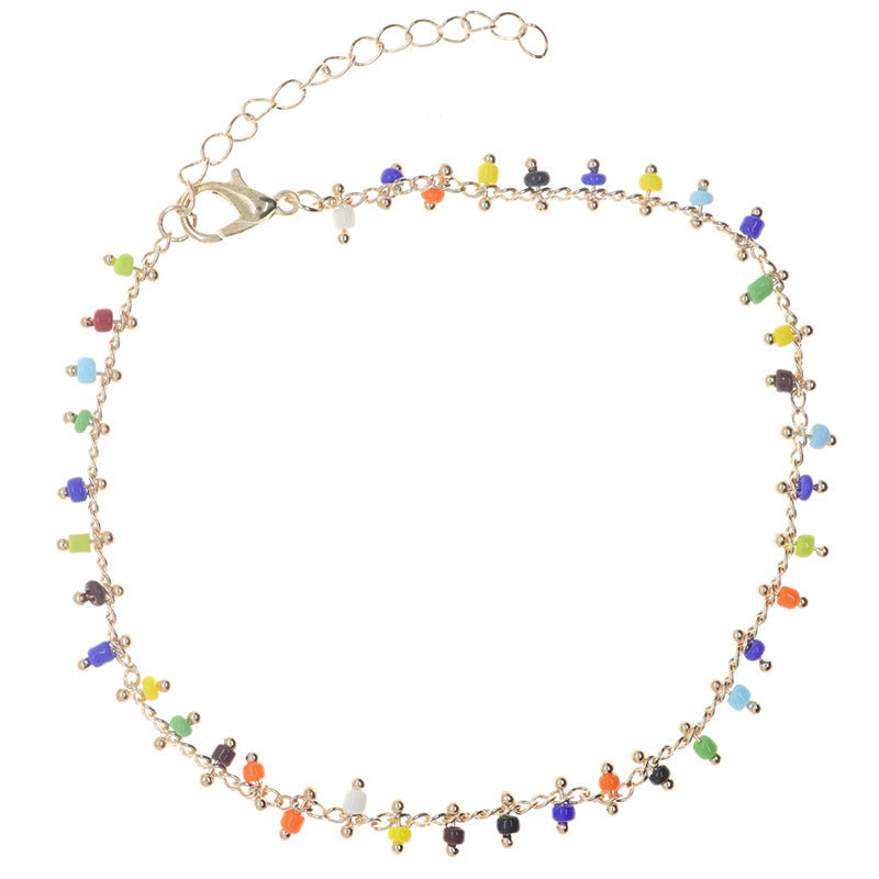 Colorful Beaded Ankle Bracelet Stornfield