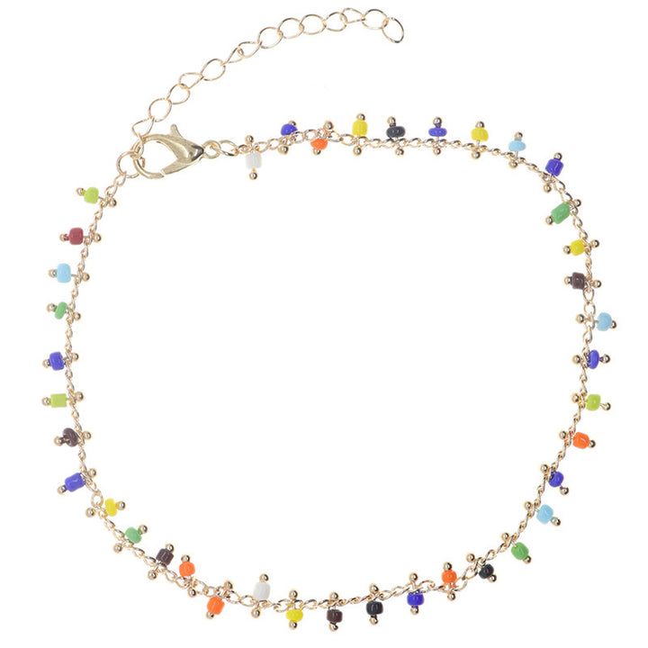 Colorful Beaded Ankle Bracelet Stornfield