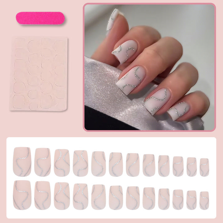 Artificial nails with glittering accents Stornfield