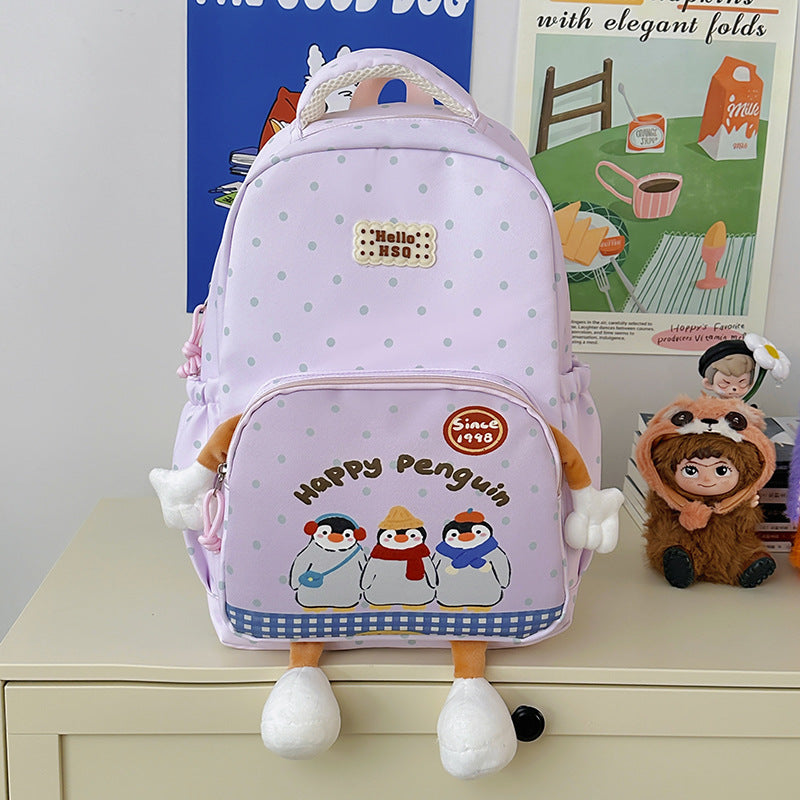 Cute Penguin Character Backpack Stornfield