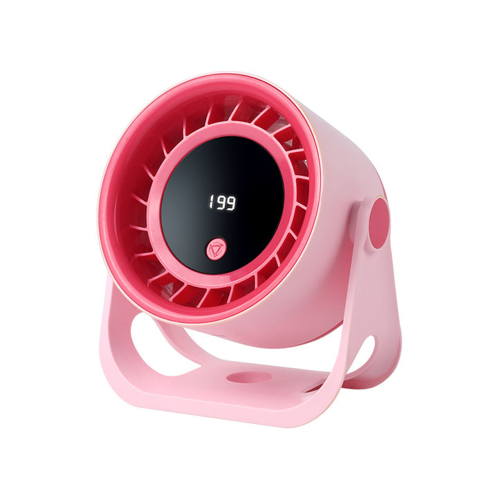 Women's compact table fan with digital display Stornfield