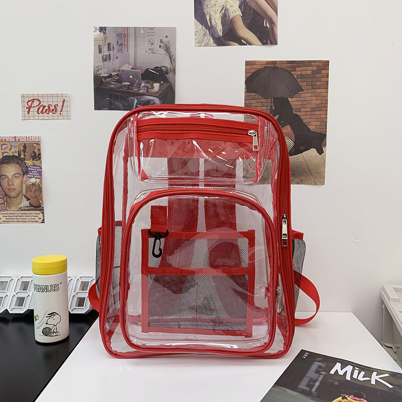 Transparent Multi-Pocket Clear School Backpack Stornfield