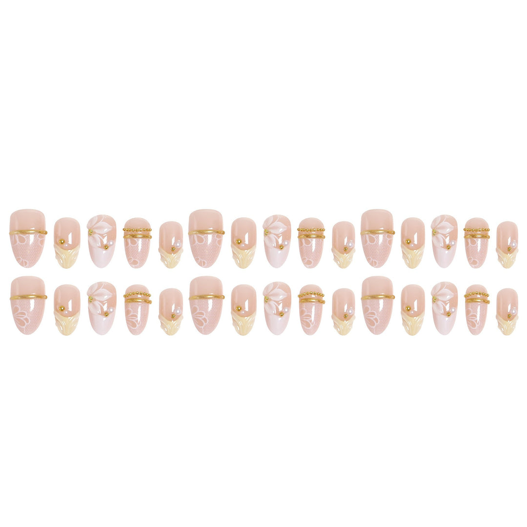 Decorative Press-On Nail Art Set Stornfield