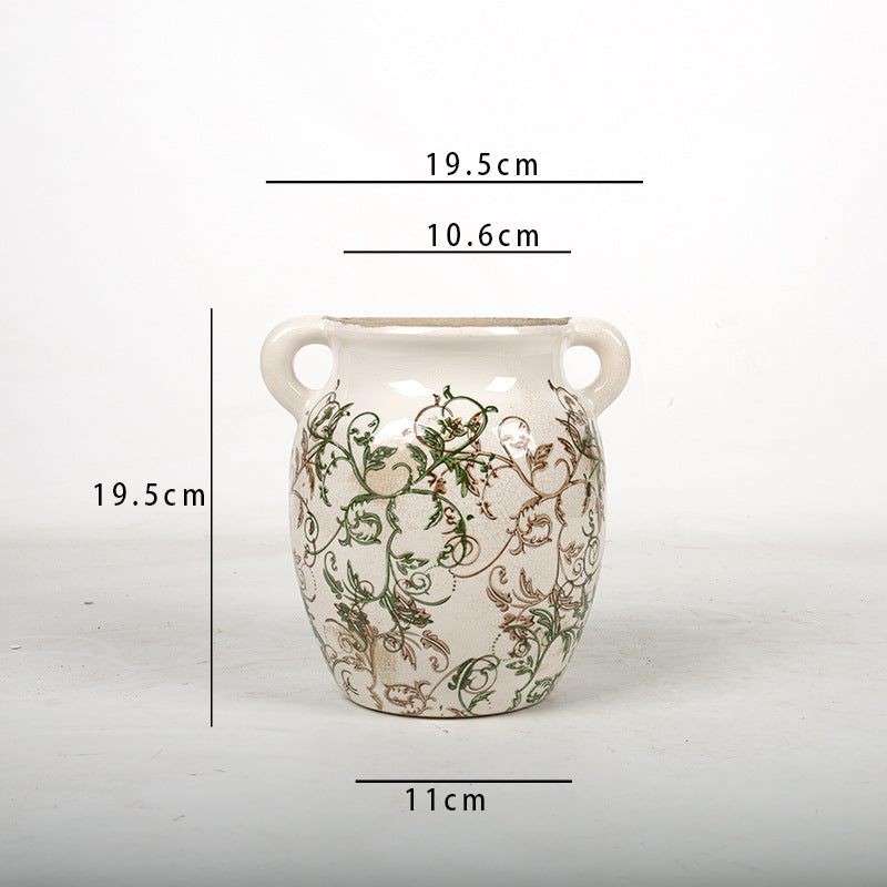 Flower decoration vessel with playful pattern Stornfield