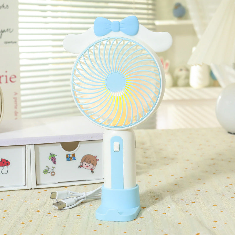 Ladies Portable Hand Fan with USB Connection and LED Lighting Stornfield
