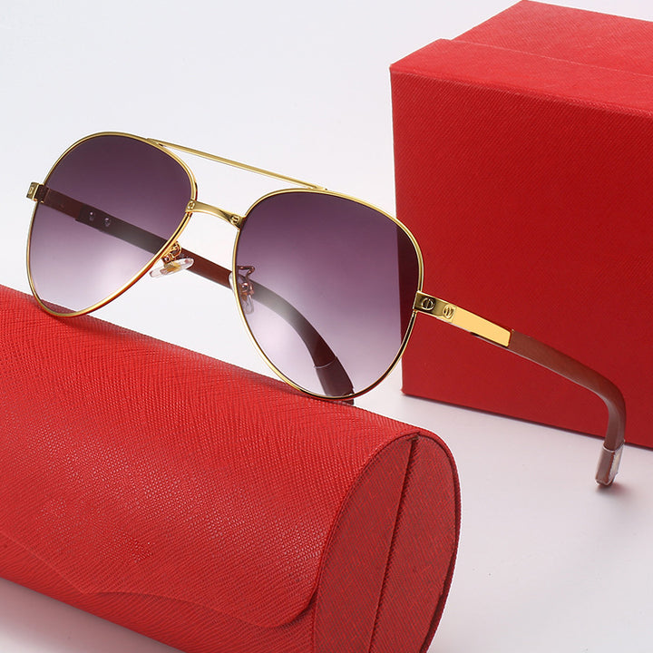 Ladies elegant pilot sunglasses with fine metal frame and UV protection Stornfield