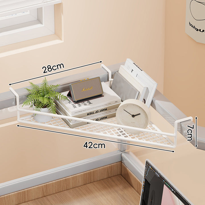 Mesh Hanging Bed-Rail Storage Organizer Basket