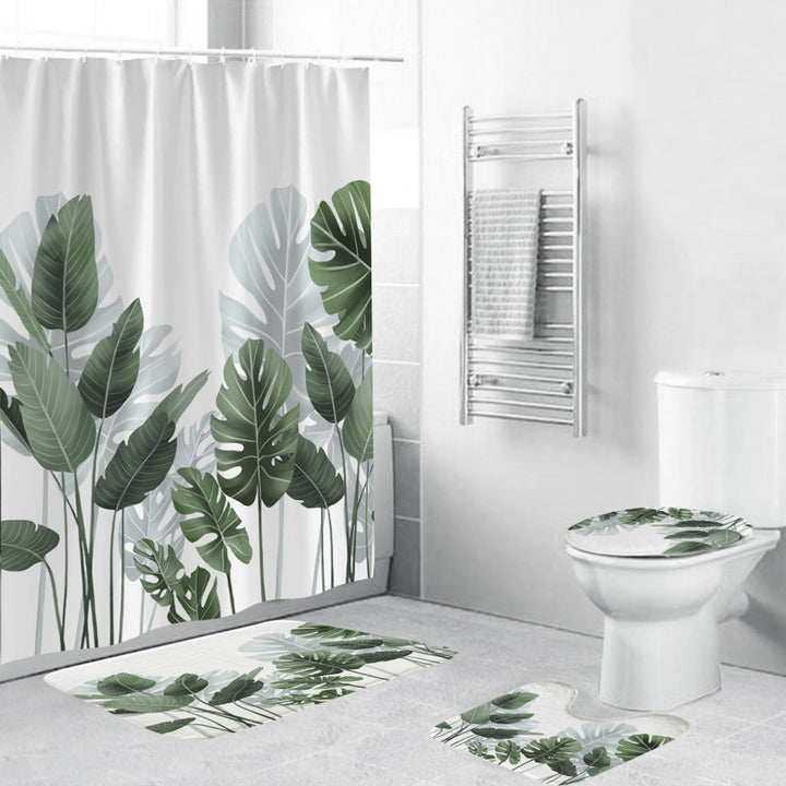 Floral-Patterned Bathroom Accessory Set Stornfield