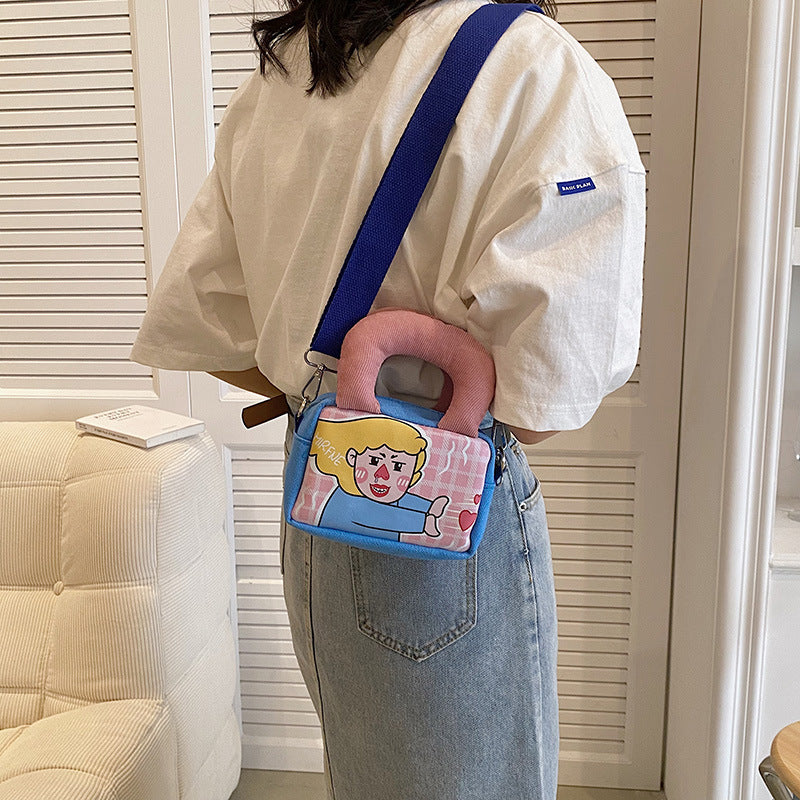 Fun Cartoon Character Shoulder Bag
