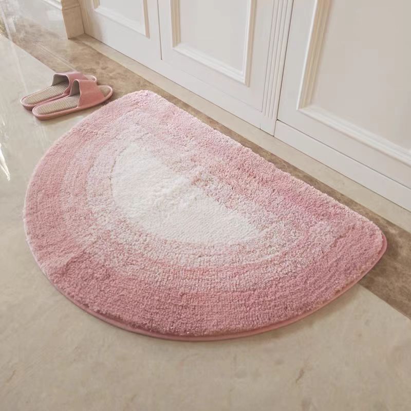 Plush Non-Slip Memory Foam Bath Mat with Cute Fish Pattern