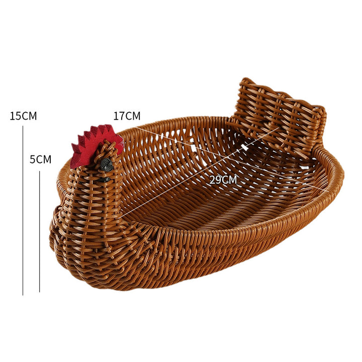 Unisex Braided Decoration Basket in Duck Shape Stornfield