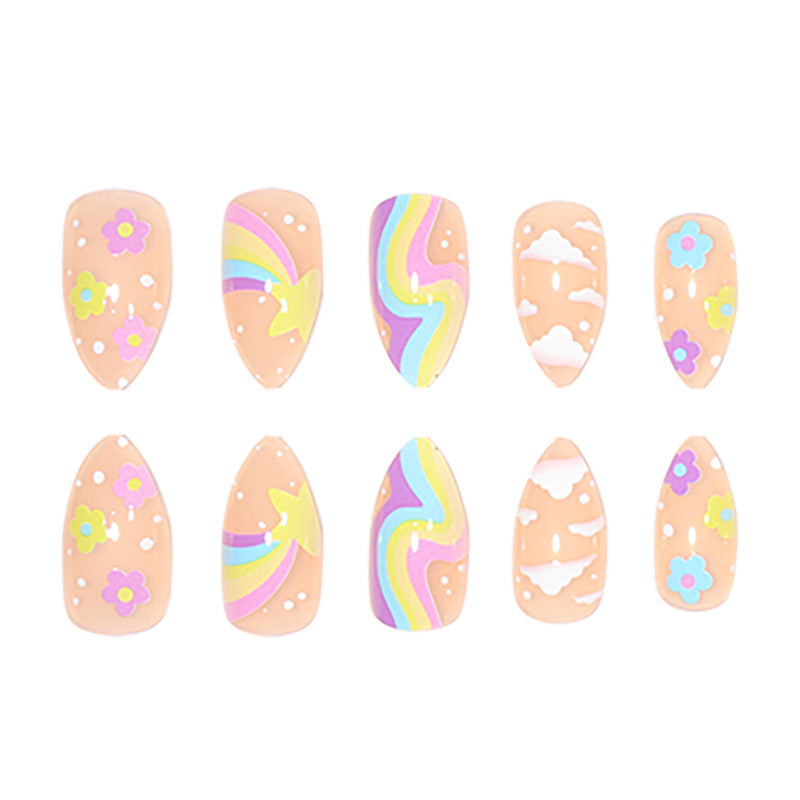 Artistic Floral Nail Tips Stornfield