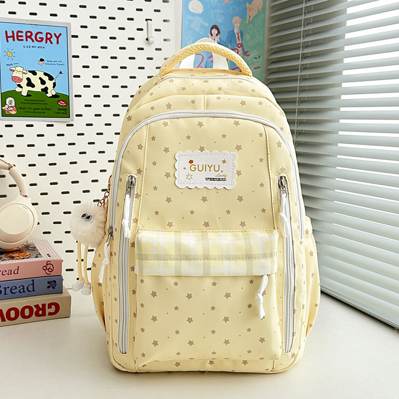 Stylish Star-Print Backpack Stornfield 1791205961