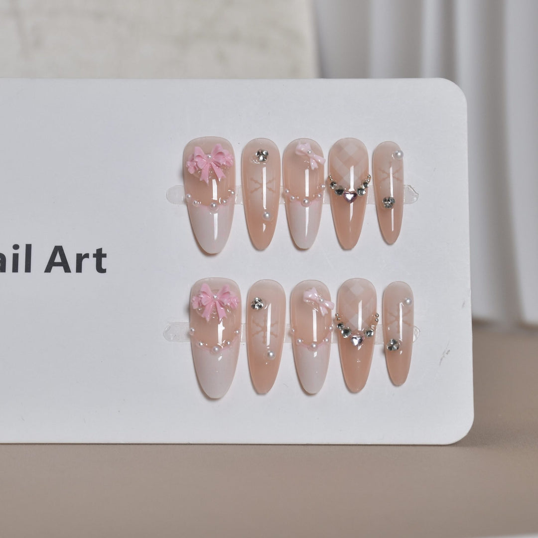 Decorative Press-On Nail Art Set Stornfield
