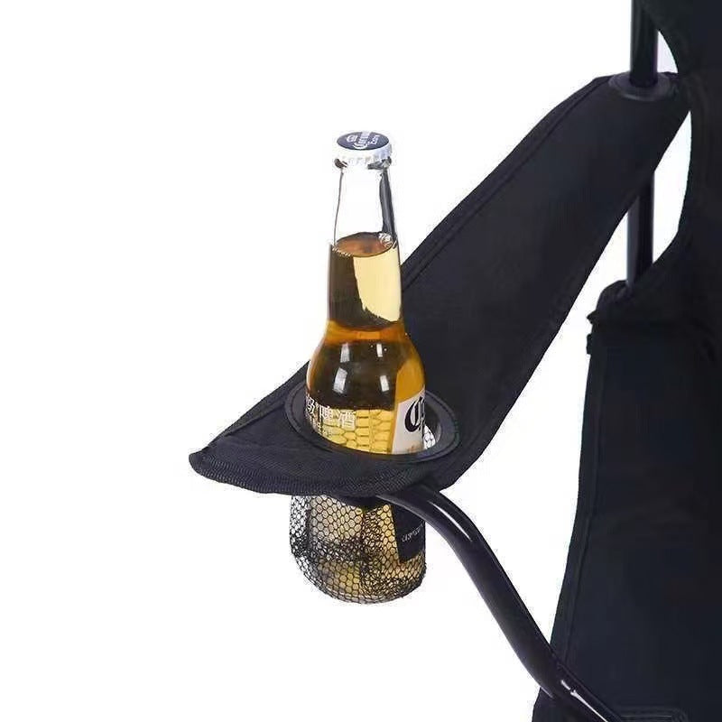 Folding chair with cup holder and carrying bag Stornfield