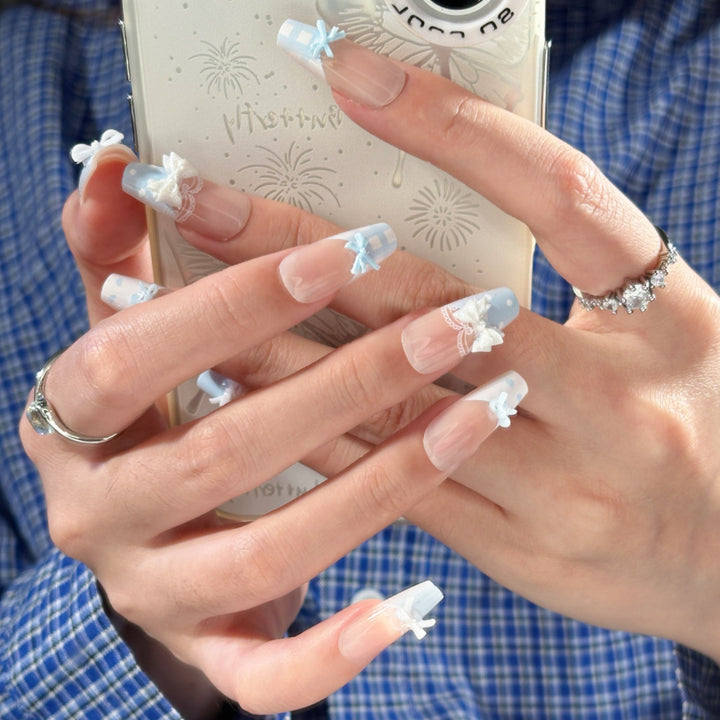 Glossy Gradient Press-On Nail Tips Stornfield