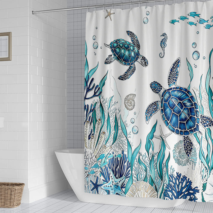 Ocean-Inspired Shower Curtain Stornfield