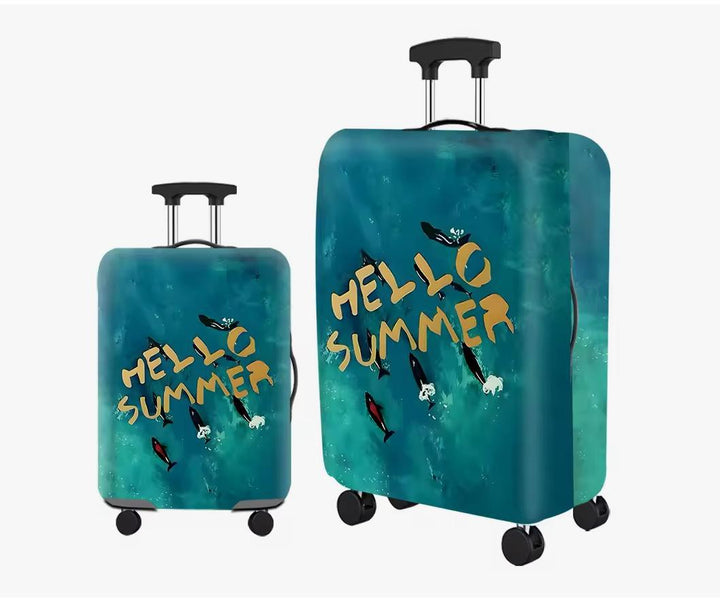 Unisex nan elastic suitcase cover with 3D dog design for trolley, stretchy and scratch-resistant Stornfield