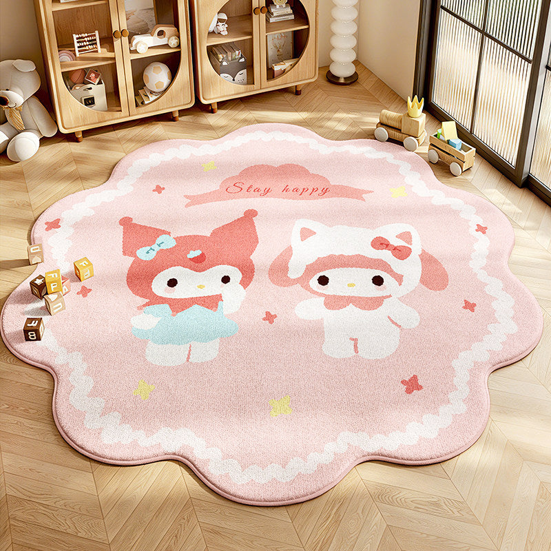 Cute Bunny Design Area Rug