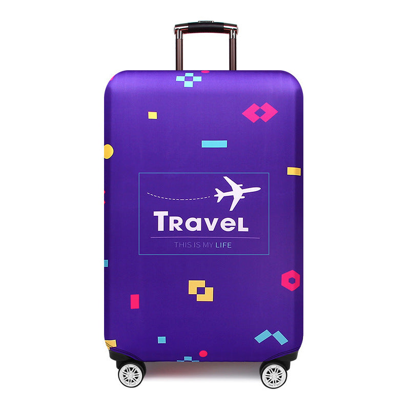 Women's hard-shell suitcase with colorful graphic design Stornfield