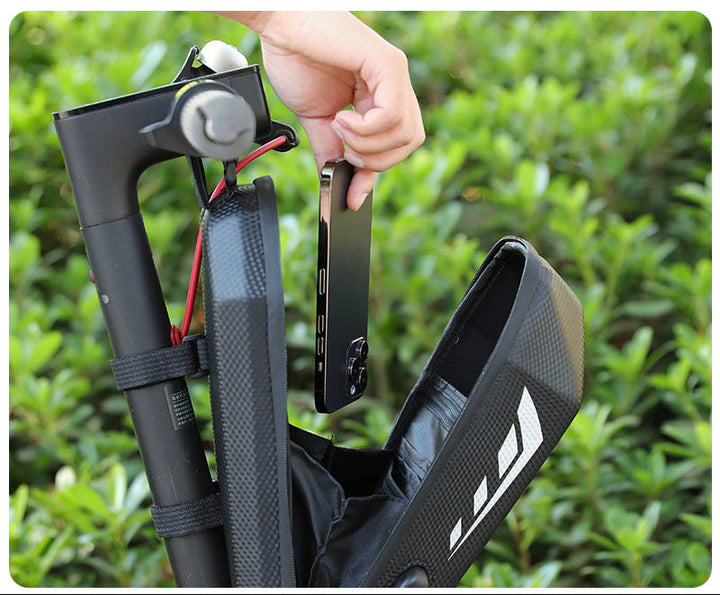 rigid front-mounted waterproof hard-shell storage bag for electric scooter Stornfield