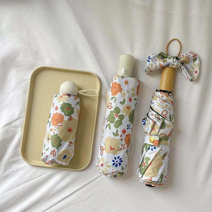Women's Foldable Shoulder Bag with Floral Design Stornfield