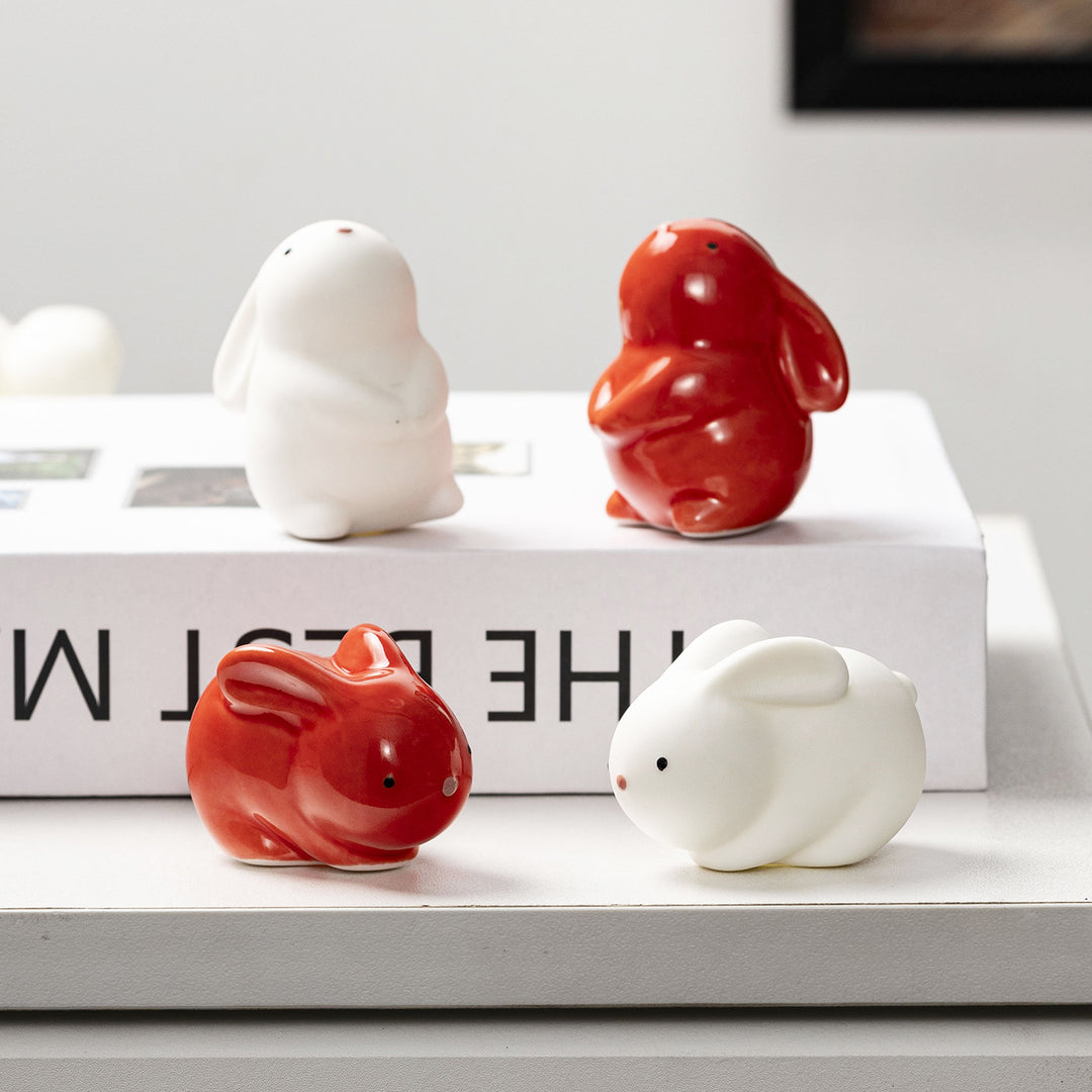 Decorative ceramic figure in rabbit format Stornfield