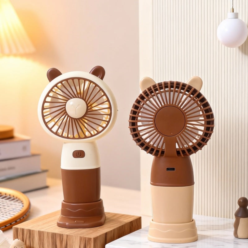 Ladies Portable Handheld Fan with Animal Design Stornfield