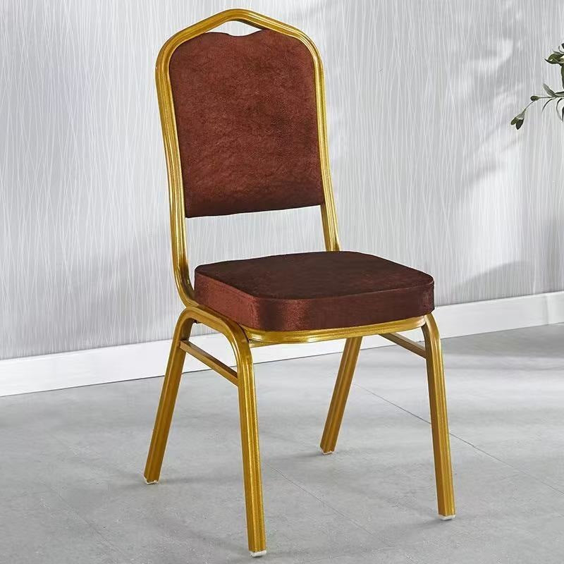Elegant Upholstered Dining Chair with Gold Frame Stornfield