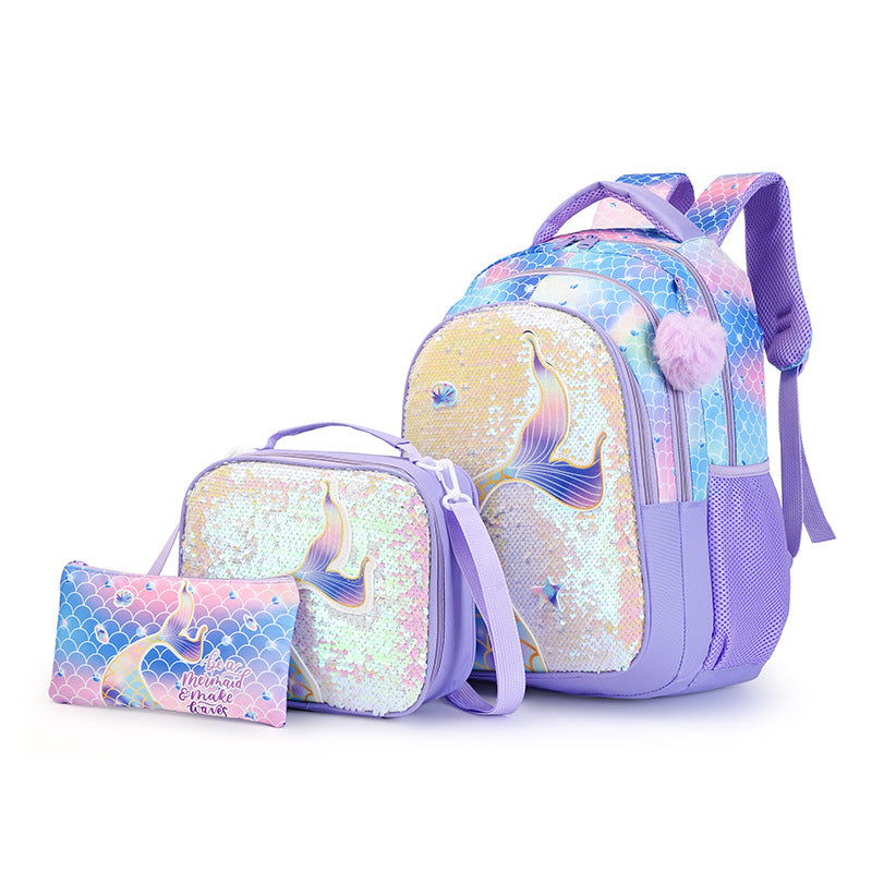 Unicorn-Themed Multi-Piece Backpack Set