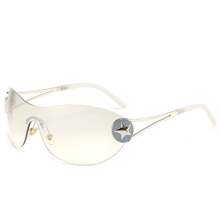 Women's fashionable sunglasses with transparent design and stylish accents Stornfield