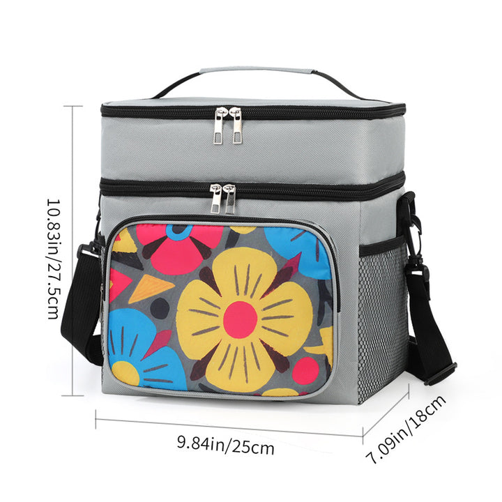Insulated Floral Lunch Cooler Bag Stornfield
