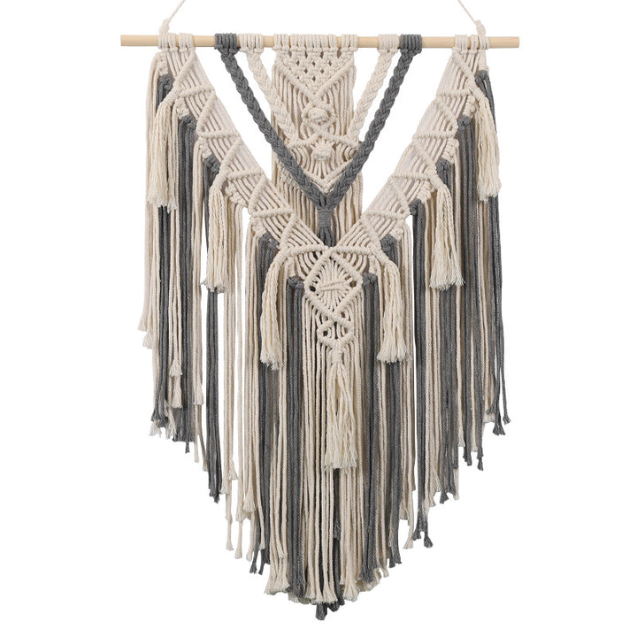 Macrame Wall Hanging with Fringes Stornfield