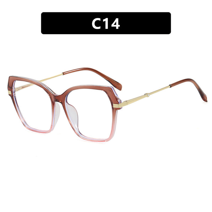 Ladies square sunglasses with elegant metal frame and protective UV filter Stornfield