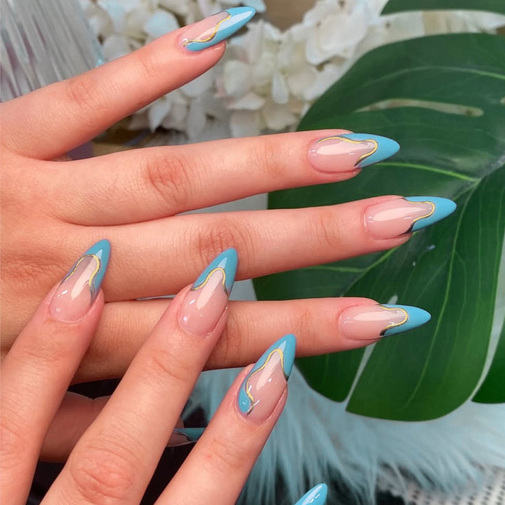 Creative Art Nails with Unique Geometric Accents Stornfield