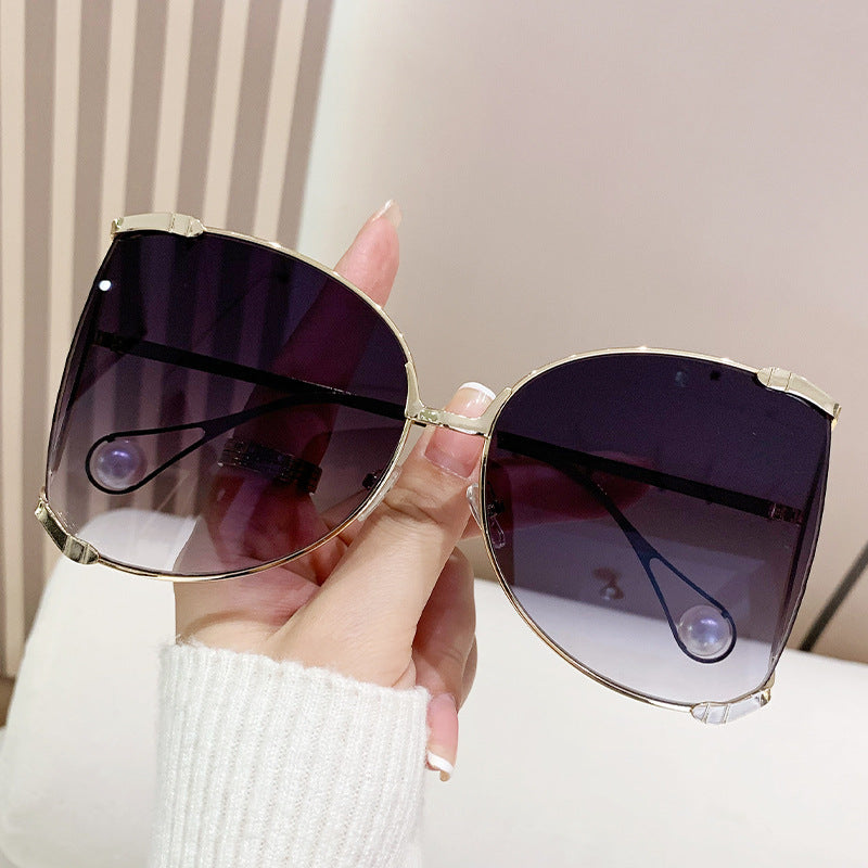 Ladies fashionable glasses with elegant pearl decor Stornfield