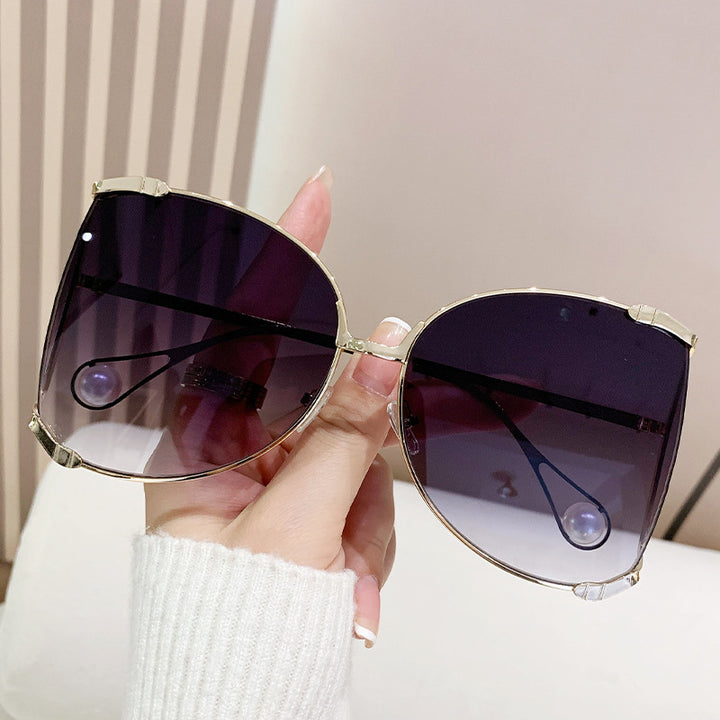 Ladies fashionable glasses with elegant pearl decor Stornfield