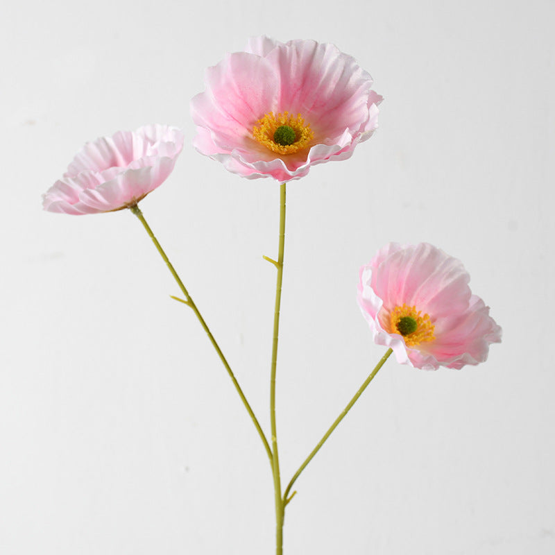 Decorative Artificial Poppy Flower Stem