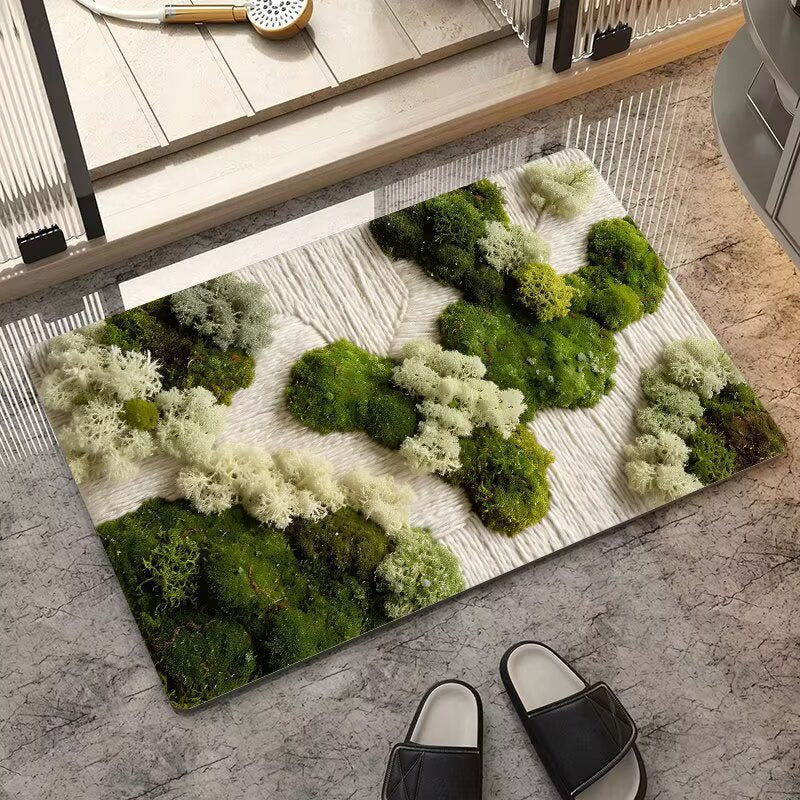 Naturally inspired soft floor mat
