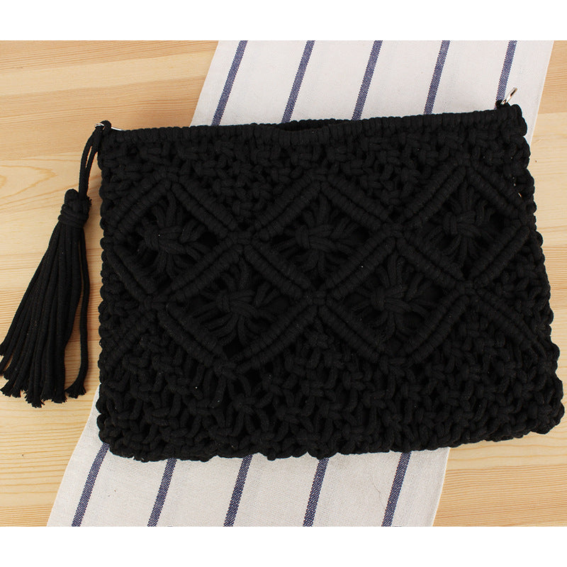 Macrame Clutch with Filigree Design Stornfield
