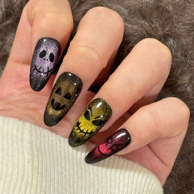 Creative Halloween Art Nails with Creepy Designs Stornfield