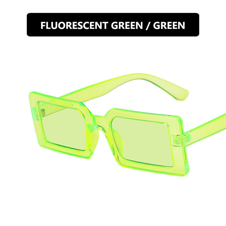 Women's square sunglasses with modern, wide frame and protective UV filter Stornfield