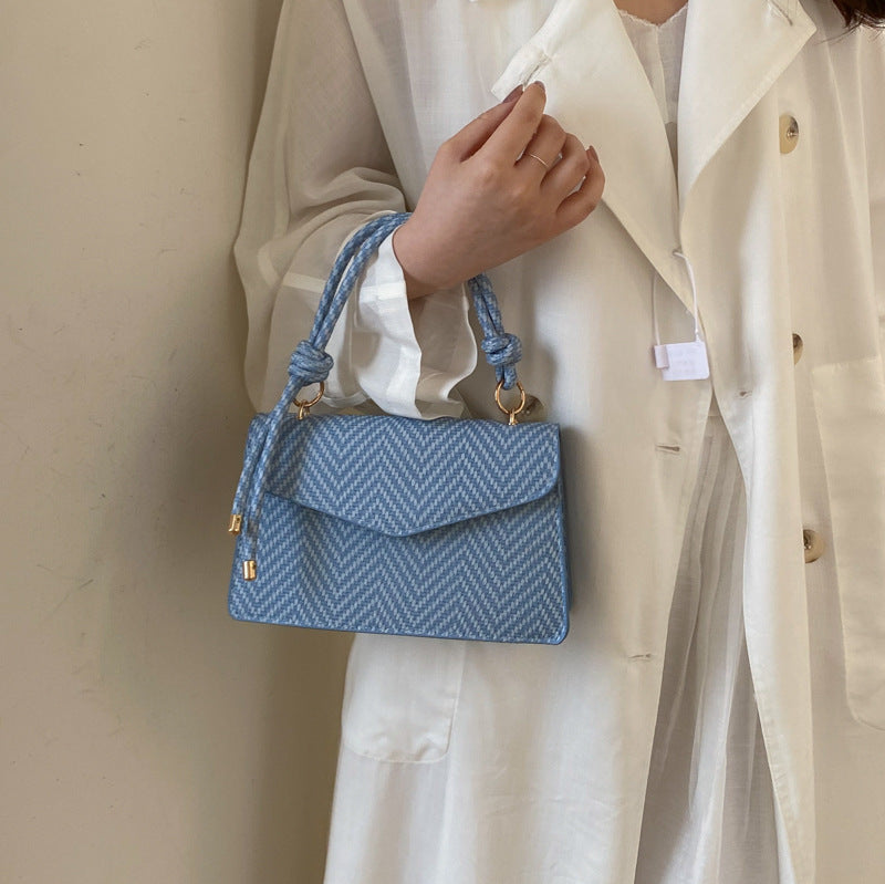 WoElegant Textured Fabric Handbag Stornfield