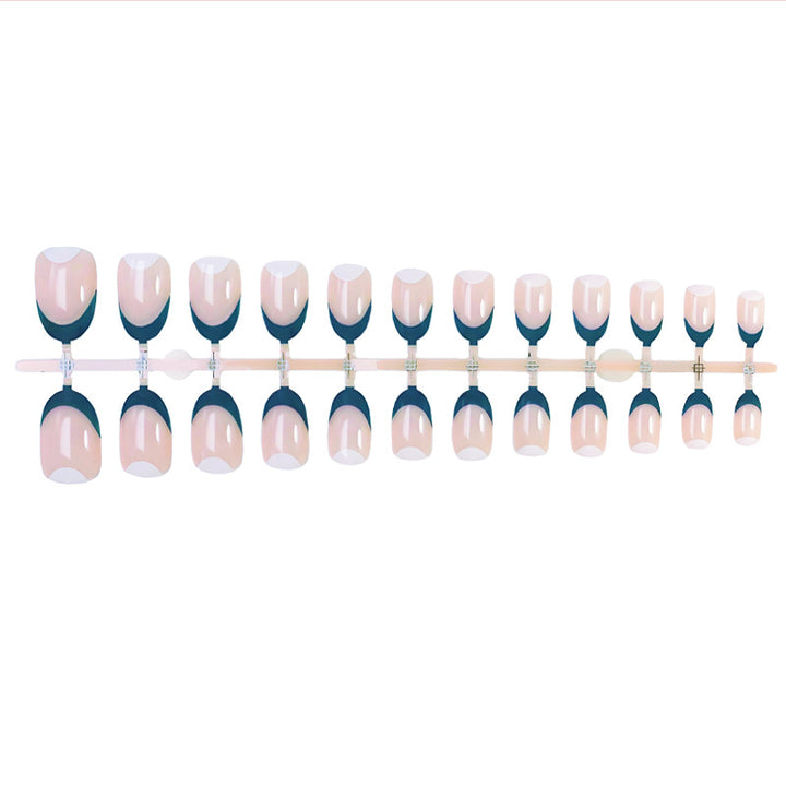 Nail art set with elegant French design Stornfield