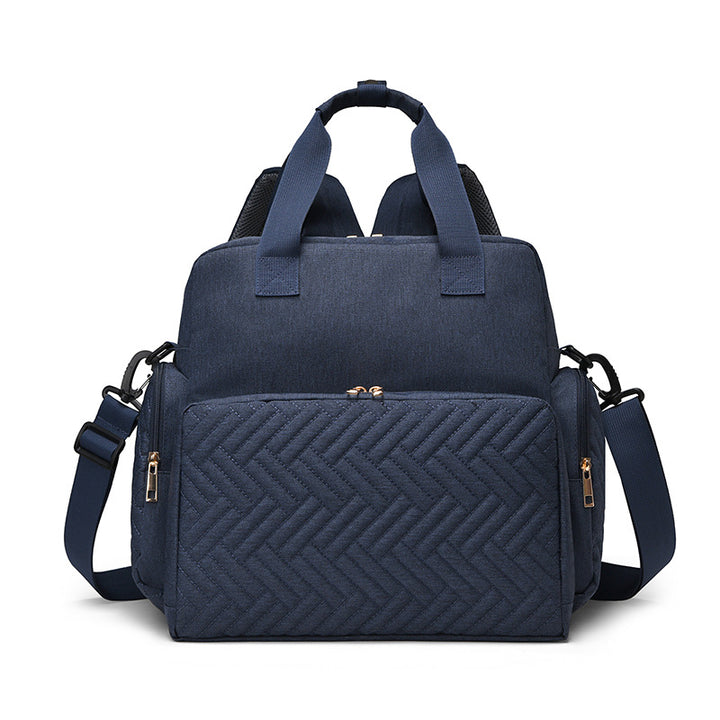 Multi-Function Quilted Diaper Backpack Stornfield