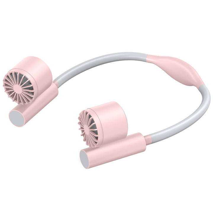 Cooling hands-free bladeless neck fan with adjustable gooseneck and rechargeable battery Stornfield