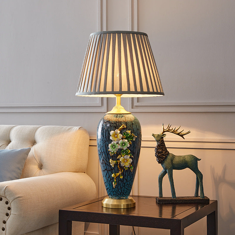 Ornate Floral Table Lamp